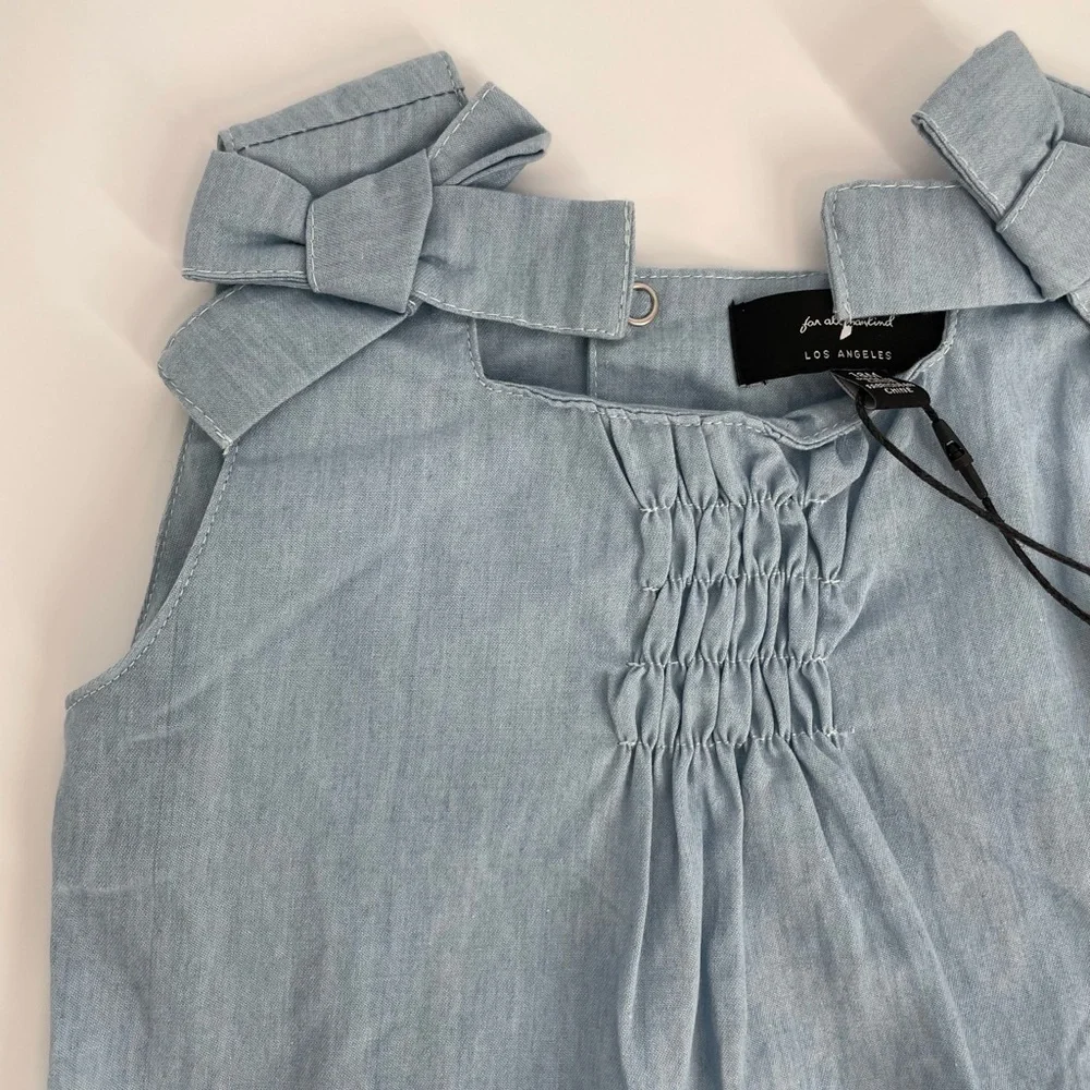 NEW 7 for All Mankind Bow Dress with Bloomers